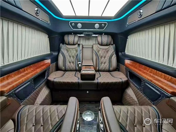新款福建奔驰v260l高顶商务车,上海vs680全隔断车型