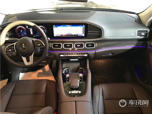 黑色20款平行进口美规加版奔驰GLS450AMG豪华六座SUV现车