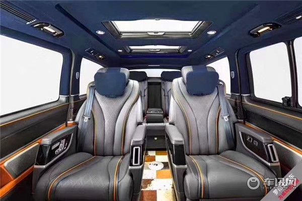 劳伦士打造奔驰V260L高端七座商务车 体验至尊级享受