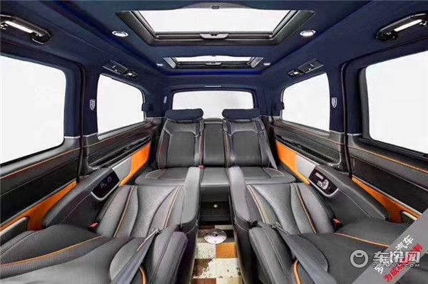 劳伦士打造奔驰V260L高端七座商务车 体验至尊级享受
