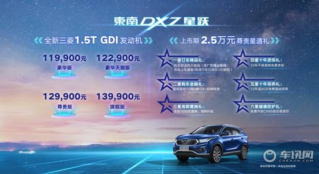 闪耀星辰 跃然而生 东南汽车DX7星跃震撼上市