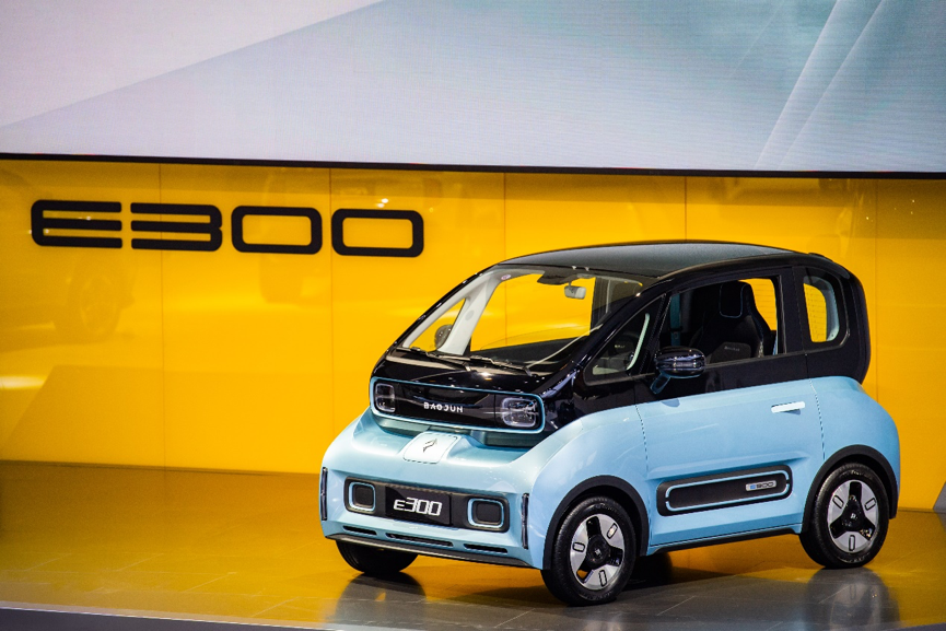 接入电商生态，宝骏E300小Biu智慧汽车亮相北京车展