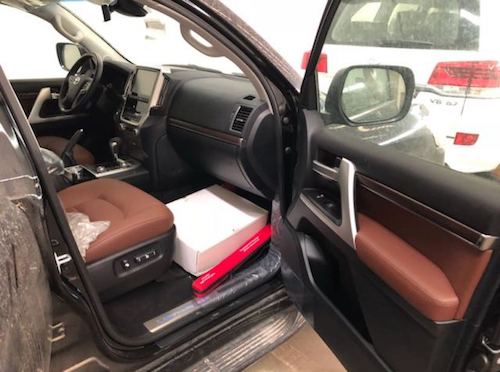 21款兰德酷路泽4000V6天津港现车销售办理全国按揭贷款