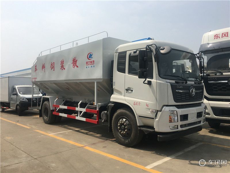 东风天龙40方散装饲料车厂家直销