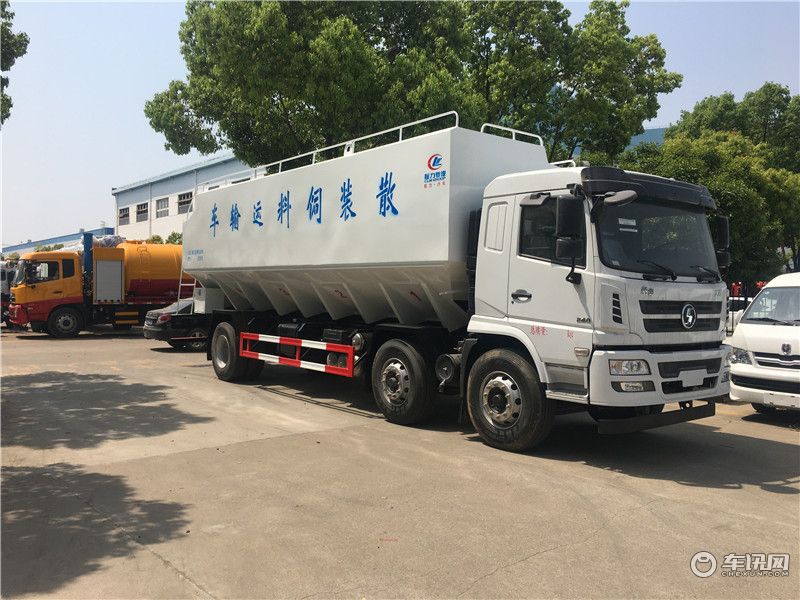 东风天锦22方散装饲料车改装厂 饲料运输车厂家直销