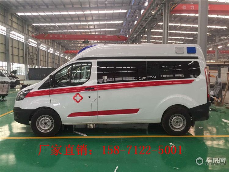 新款福特V362转运型救护车报价 汽油自动挡救护车车型及品牌