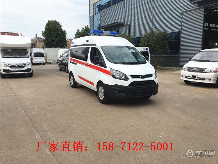 新款福特V362转运型救护车报价 汽油自动挡救护车车型及品牌