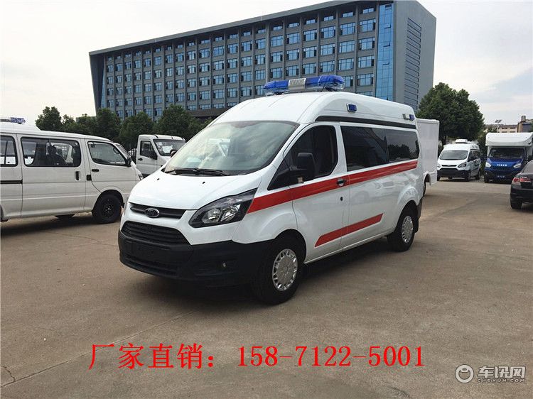 新款福特V362转运型救护车报价 汽油自动挡救护车车型及品牌