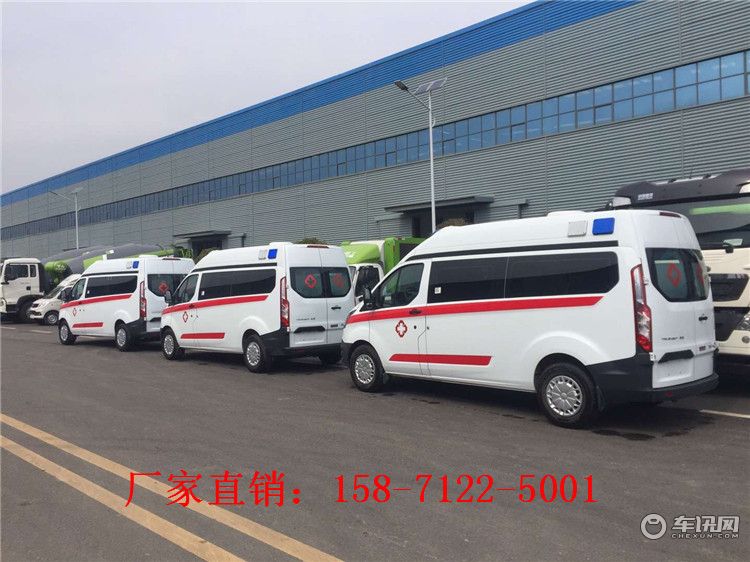 新款福特V362转运型救护车报价 汽油自动挡救护车车型及品牌