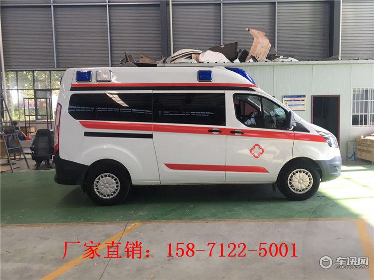 新款福特V362转运型救护车报价 汽油自动挡救护车车型及品牌