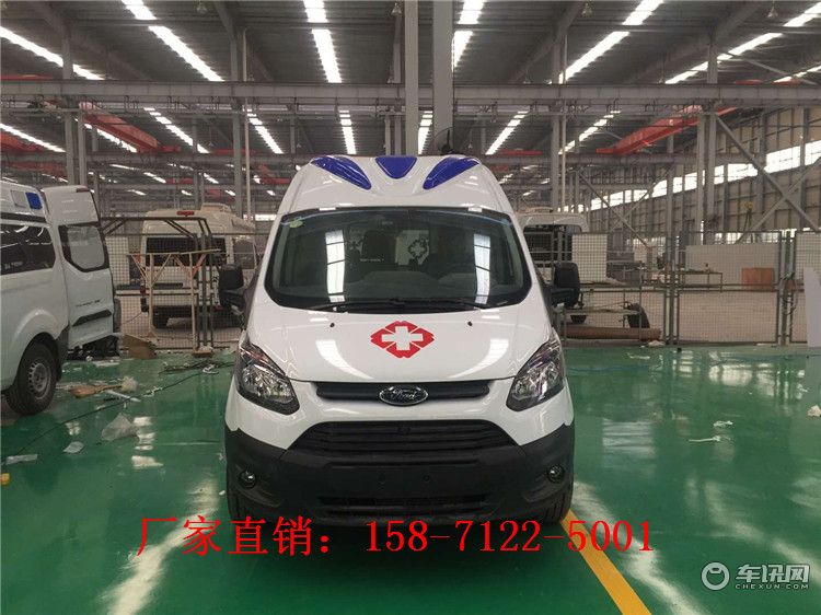 新款福特V362转运型救护车报价 汽油自动挡救护车车型及品牌