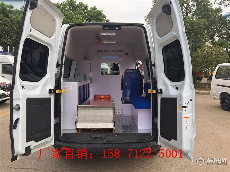 新款福特V362转运型救护车报价 汽油自动挡救护车车型及品牌