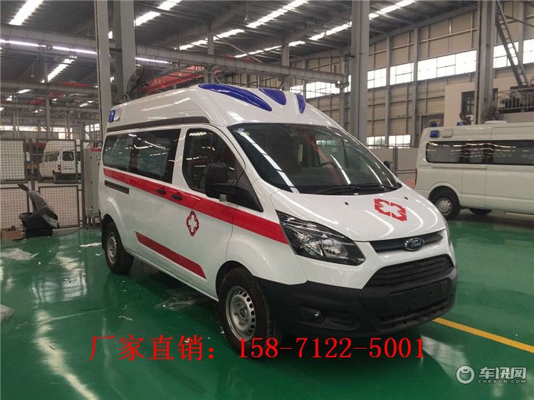 新款福特V362转运型救护车报价 汽油自动挡救护车车型及品牌