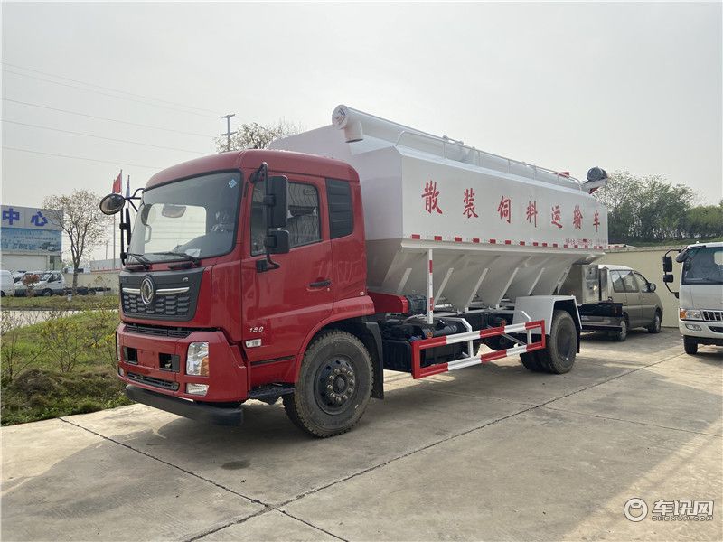 东风天锦10吨饲料运输车 养鸡场专用饲料车厂家直销