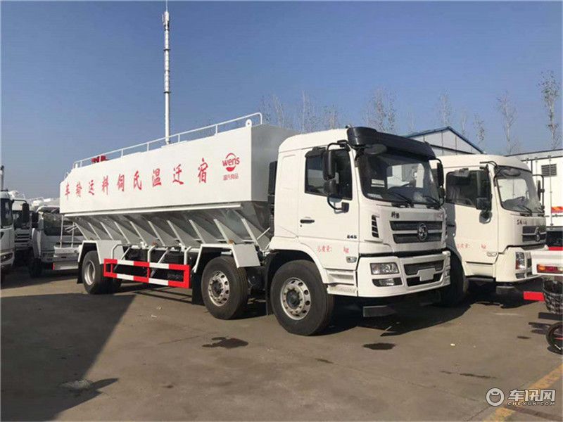 东风天锦10吨饲料运输车 养鸡场专用饲料车厂家直销