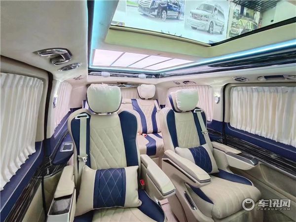 九速奔驰V260L改装巴赫VS680，巴塞罗那顶级豪华内饰