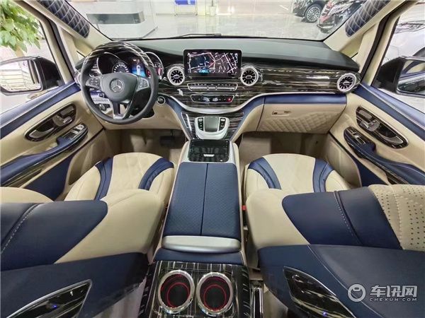 九速奔驰V260L改装巴赫VS680，巴塞罗那顶级豪华内饰