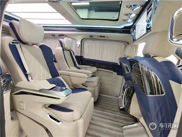 九速奔驰V260L改装巴赫VS680，巴塞罗那顶级豪华内饰