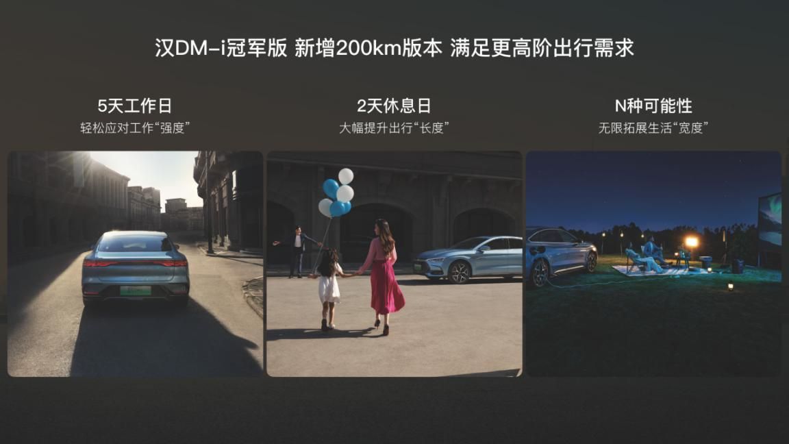 汉DM-i冠军版、汉DM-p战神版巅峰上市，售价18.98~28.98万元