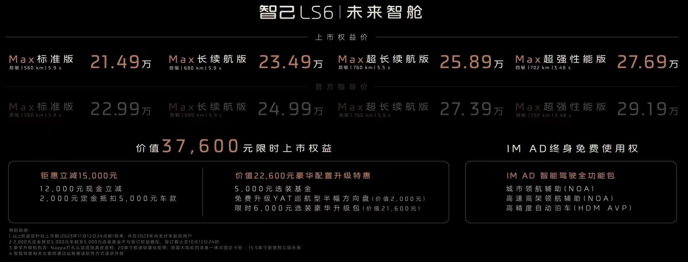 智己LS6：我只是想卷死各位！