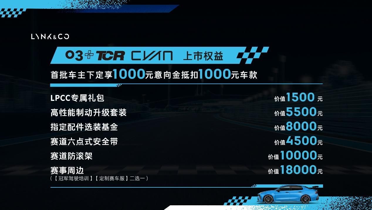 中国首台高性能车领克03++上市，售价28.58万元起