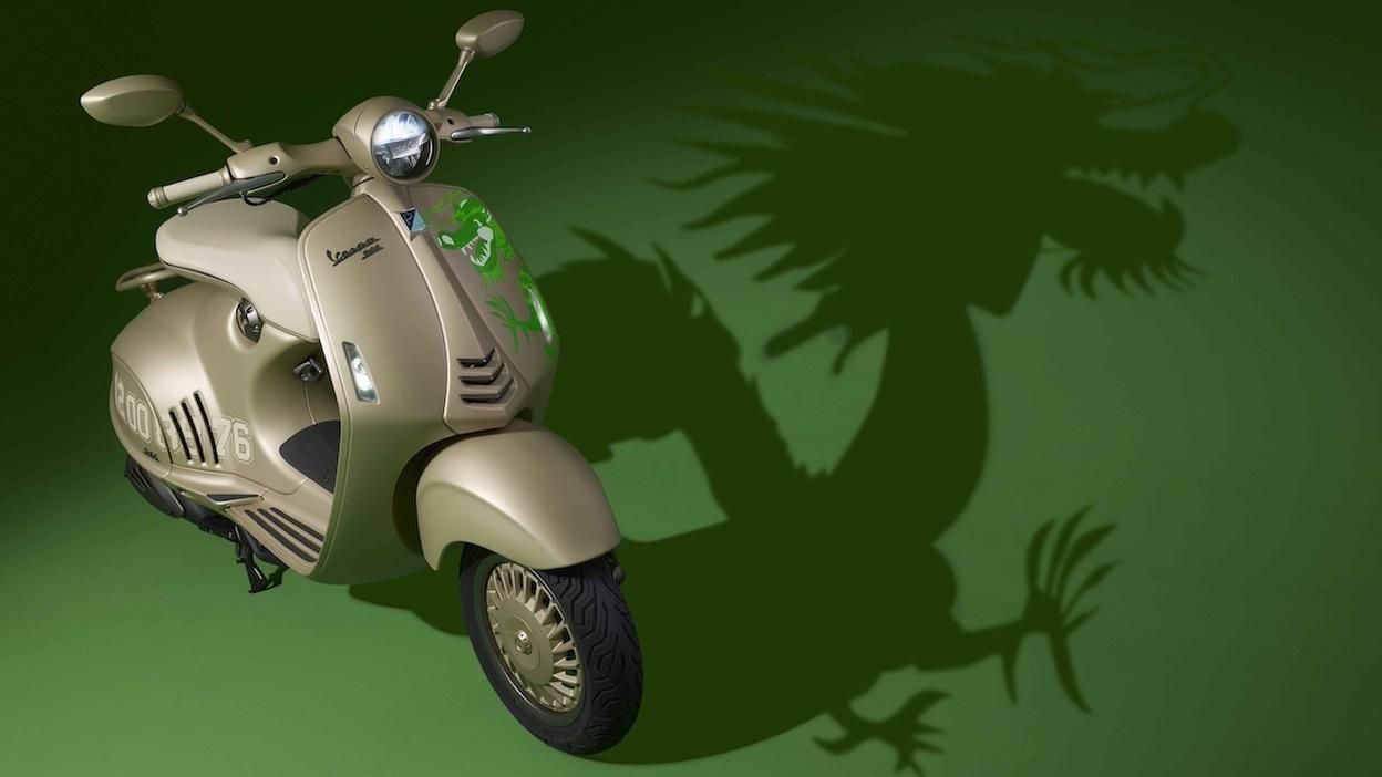 奢侈全套！龙年特别版Vespa 946