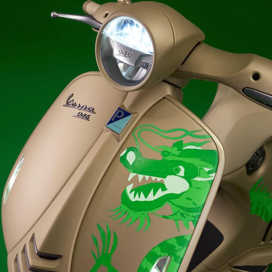 奢侈全套！龙年特别版Vespa 946