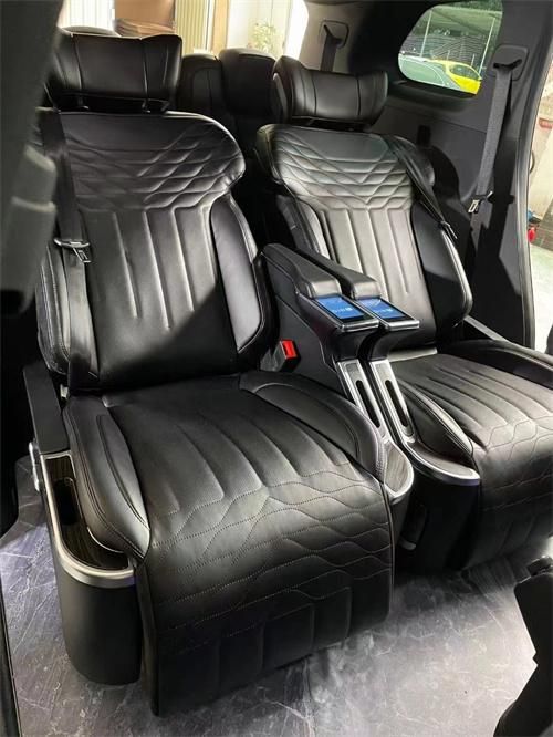 蔚来es8改装航空座椅最新方案电动侧移超大过道轻松进出第三排