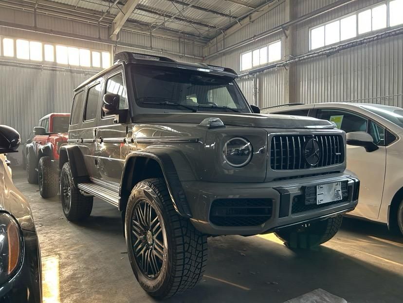 24款奔驰g63 4×4水泥灰港口现车价格五一特价急出-车讯网