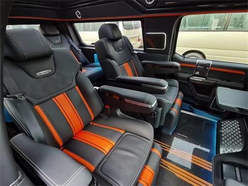 福特猛禽f150改装航空座椅有过道进入第三排电动沙发床-车讯网