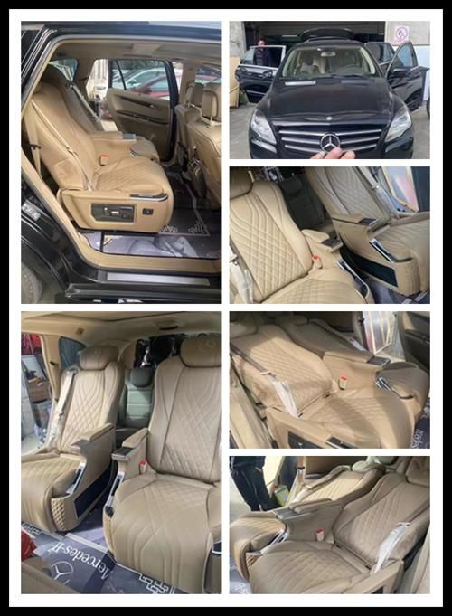 奔驰r级r320r350改装航空座椅最新款式电动侧移超大空间