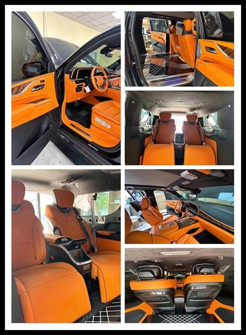 凯迪拉克凯雷德改装航空座椅最新款式/整车内饰翻新7改4商务舱