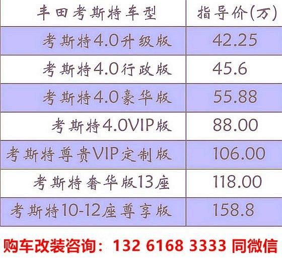 郴州丰田考斯特4s店 12座现车优惠多少钱