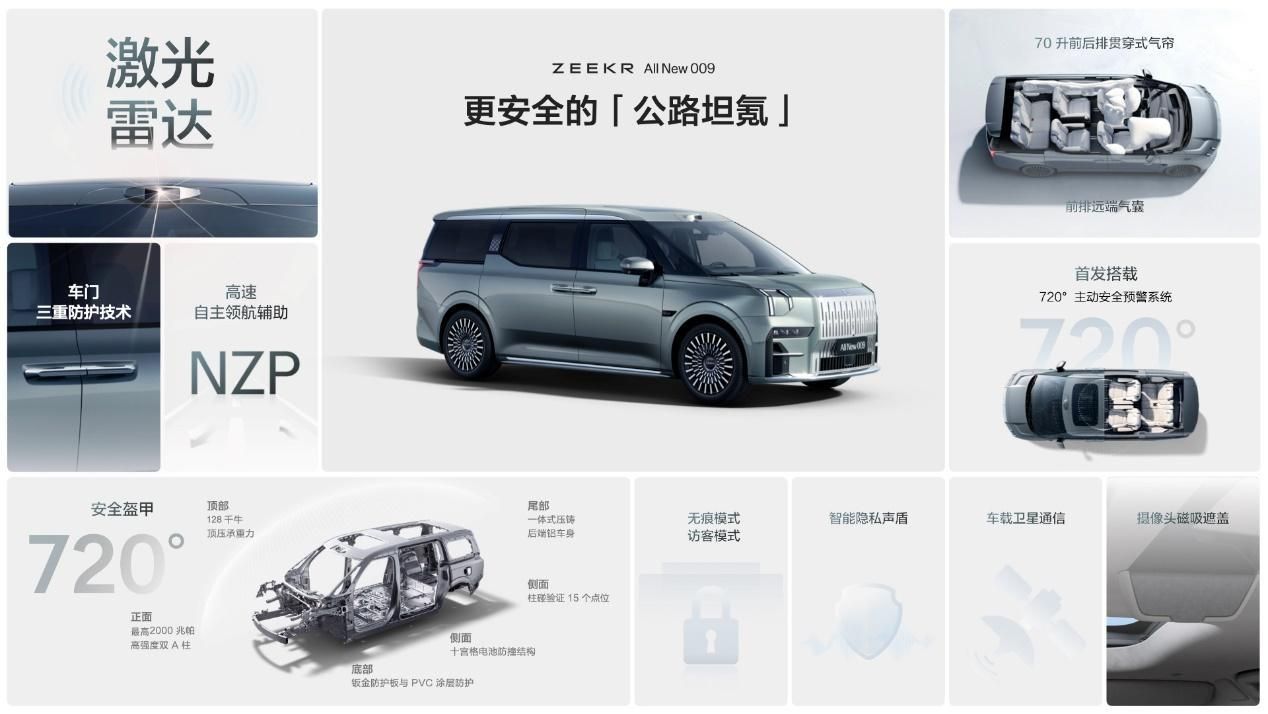  售价43.9万元起，豪华MPV新标杆全新极氪009全球上市