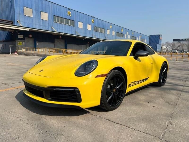 2024款保时捷911 Carrera T 3.0T 手动竞速黄天津现车报价162万