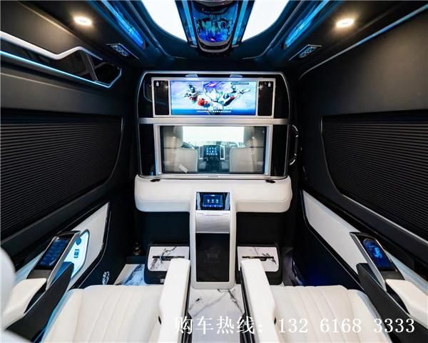 紅旗國悅10座商務車現車 隱私窗簾+航空座椅配置