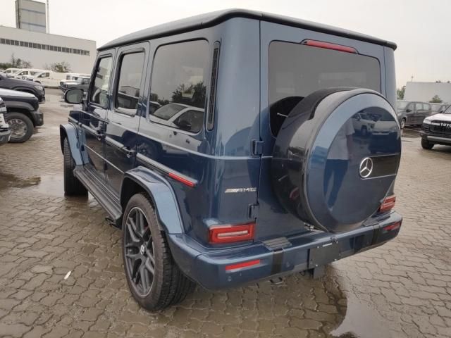 2025款奔驰加版G63海蓝色金属漆/黑米 首付30万开回家