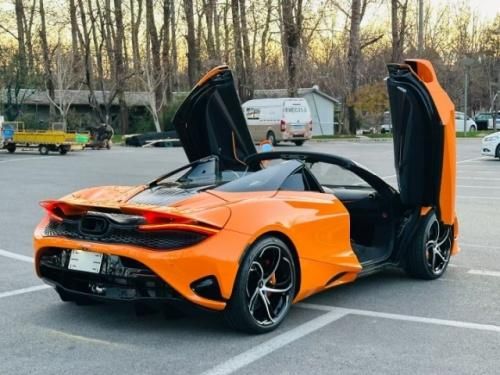 迈凯伦750S Spider现车 4.0T双涡轮价格 橙黑配色 配置可分期首付