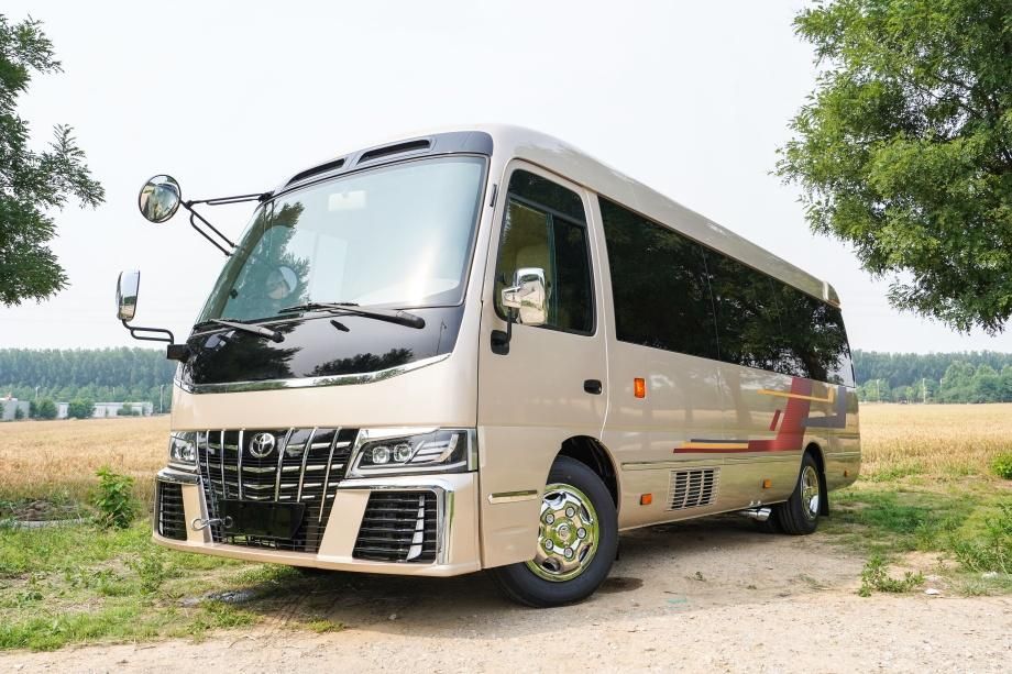 丰田考斯特现车促销优惠后多少钱 凯萨皇冠版外观落地指导价