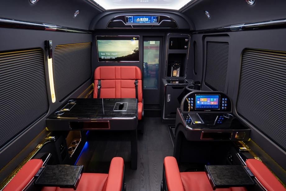 丰田考斯特12座豪华版配置现车报价多少钱 公司采购政策详询