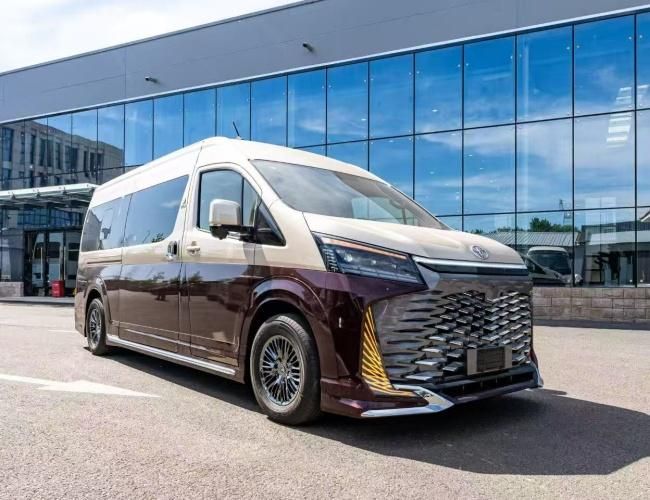 山西大同丰田海狮多少钱7座凯萨皇冠版商务车价格优惠4S店地址