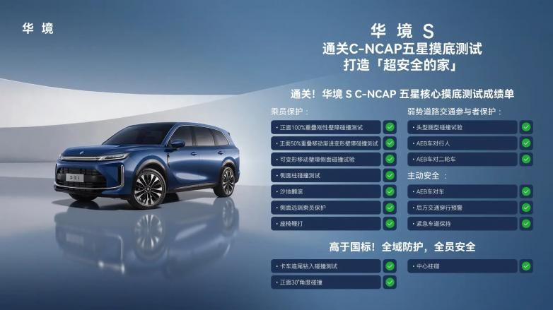 硬核通关C-NCAP的华境S,背后站着华为HI Plus