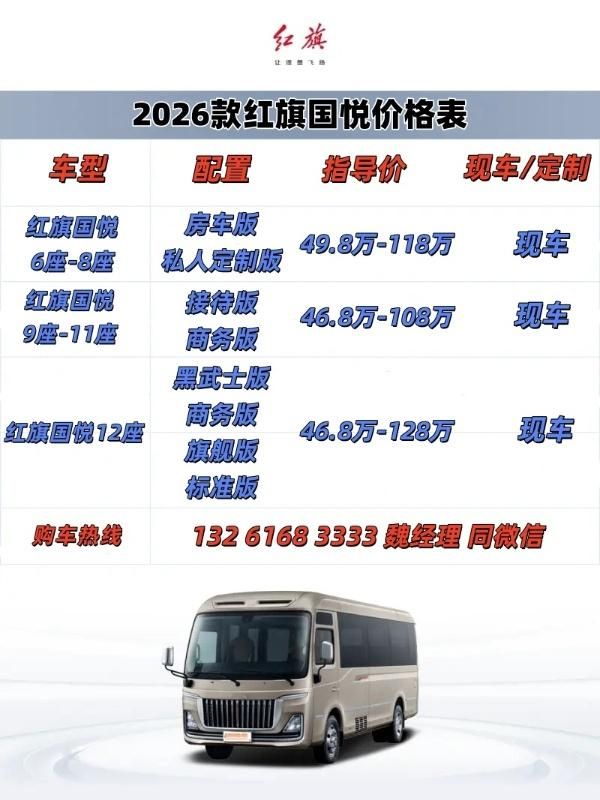 2026款红旗国悦多少钱红旗国悦改装配置(图2)