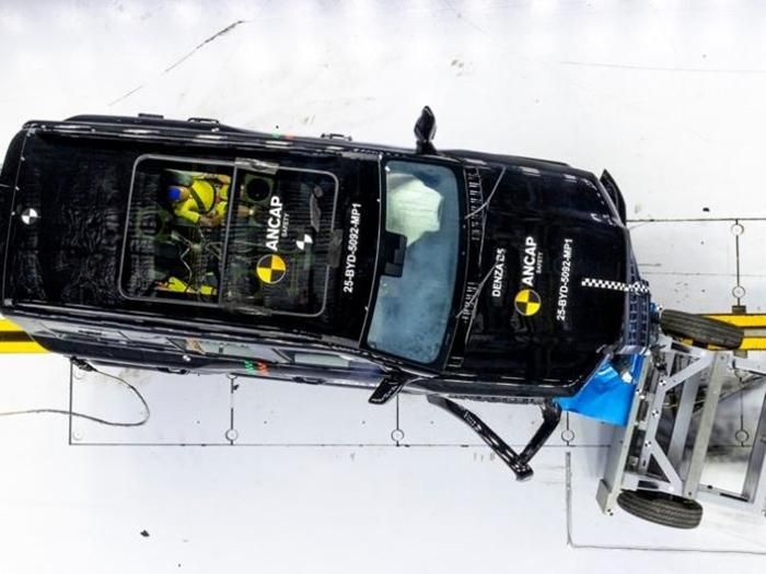 方程豹豹5澳洲五星安全评级被扣分?原来是撞飞了测试车