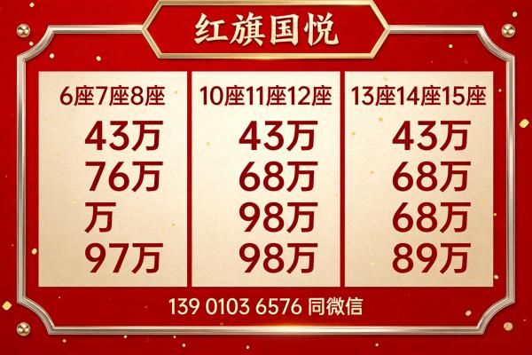 12座红旗国悦现车报价红旗国悦QM7价格及图片(图2)