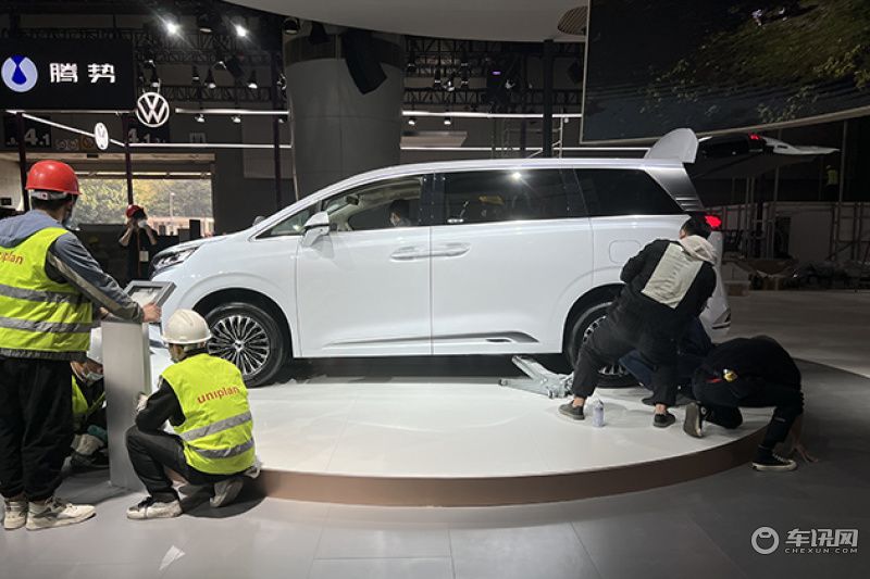 定位为中大型MPV 腾势D9纯电版正式亮相2022广州车展