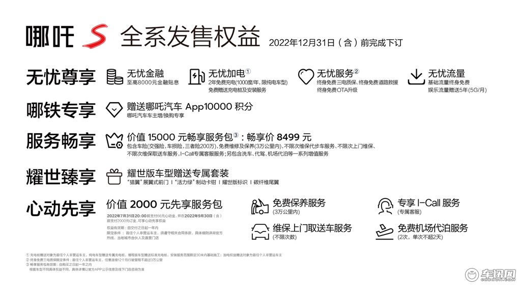 两种动力三种版本 哪吒S上市售价19.98万起
