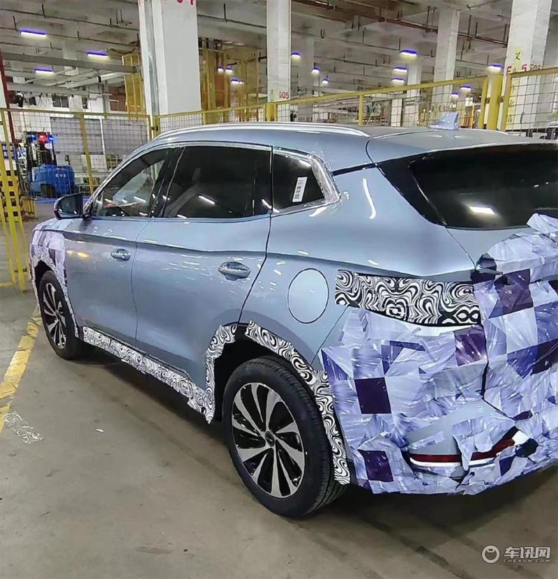 定位为纯电中型SUV 疑似比亚迪海狮路试谍照曝光 