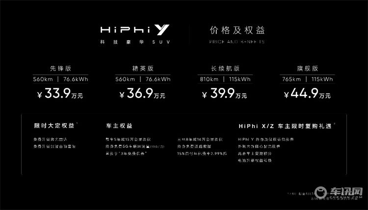 ​高合HiPhi X Y Z全系亮相成都车展 公布多项升级计划