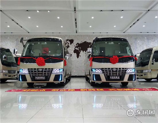 新款考斯特改装商务车专卖店商务车北京改装